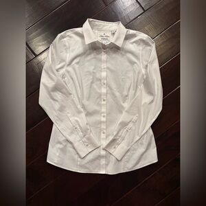 Brooks Brothers Tailored Fit Stretch Supima® Cotton Non-Iron Shirt Size 10